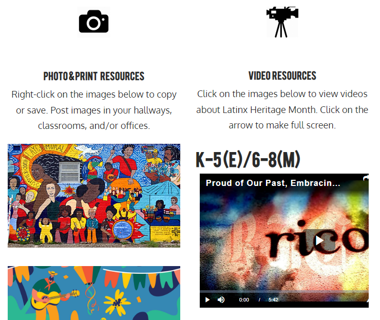 Hispanic Heritage Month San Diego Unified School District